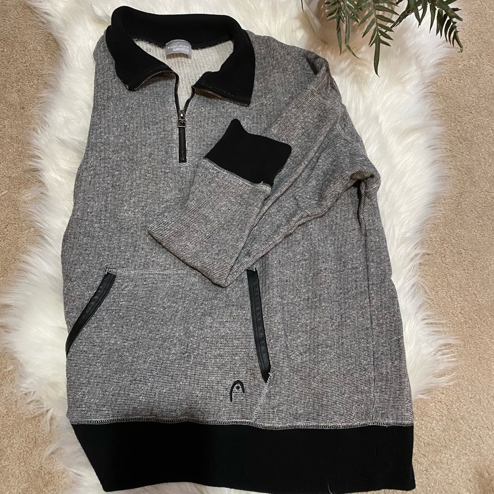 Head: Women's‎ 1/4 Zip Up Athletic Tennis Pullover Sweatshirt Hoodie M